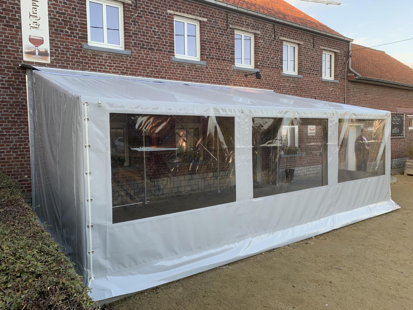 Tentzeil op maat, realisatie 10 door Dekzeilen Rubbens