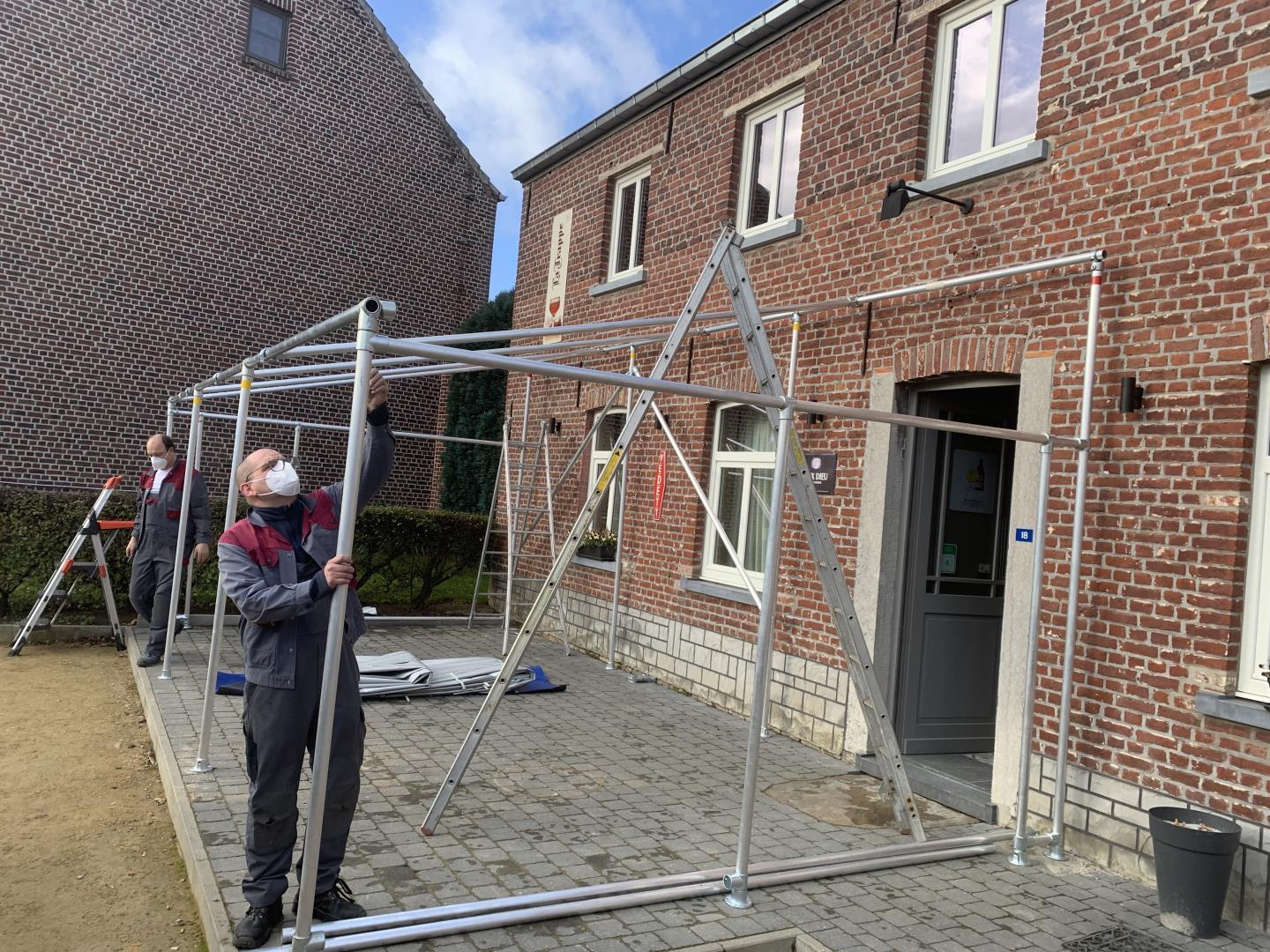Tentzeil op maat, realisatie 7 door Dekzeilen Rubbens