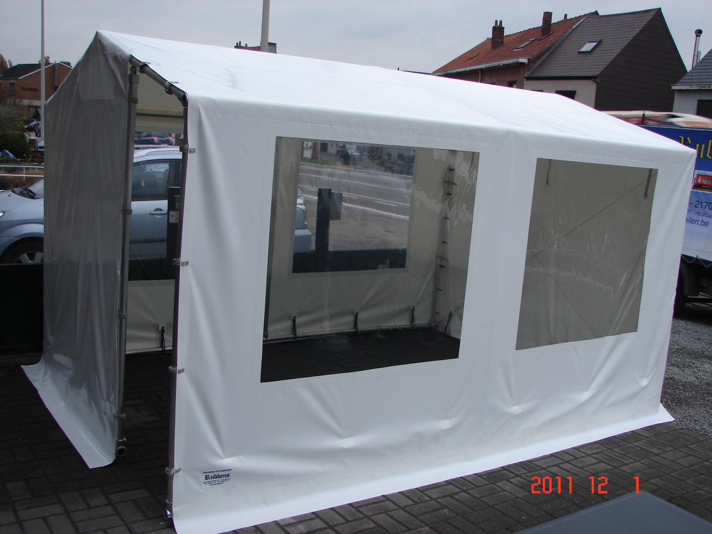 Tentzeil op maat, realisatie 11 door Dekzeilen Rubbens