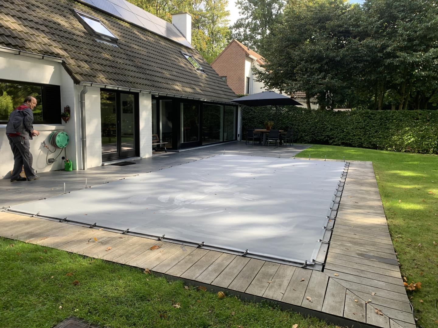 Winterzeil op maat voor zwembad