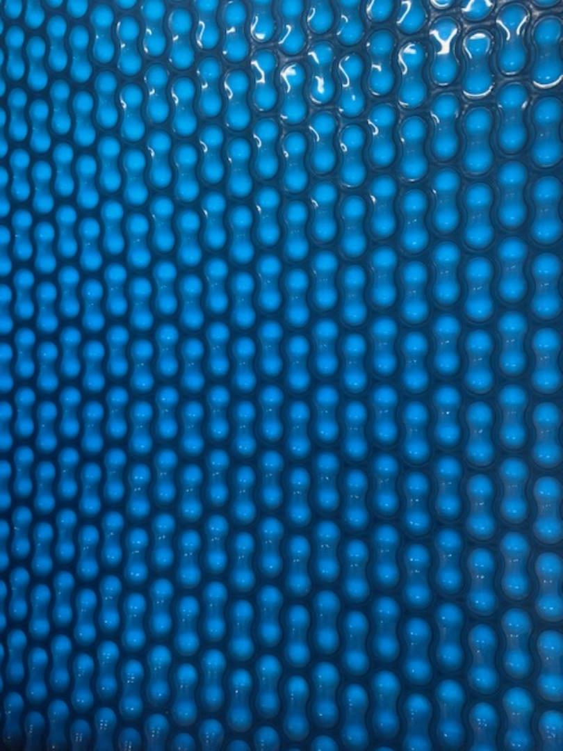 Zomerzeil uit bubbeldoek midnightblue, realisatie 2 door Dekzeilen Rubbens